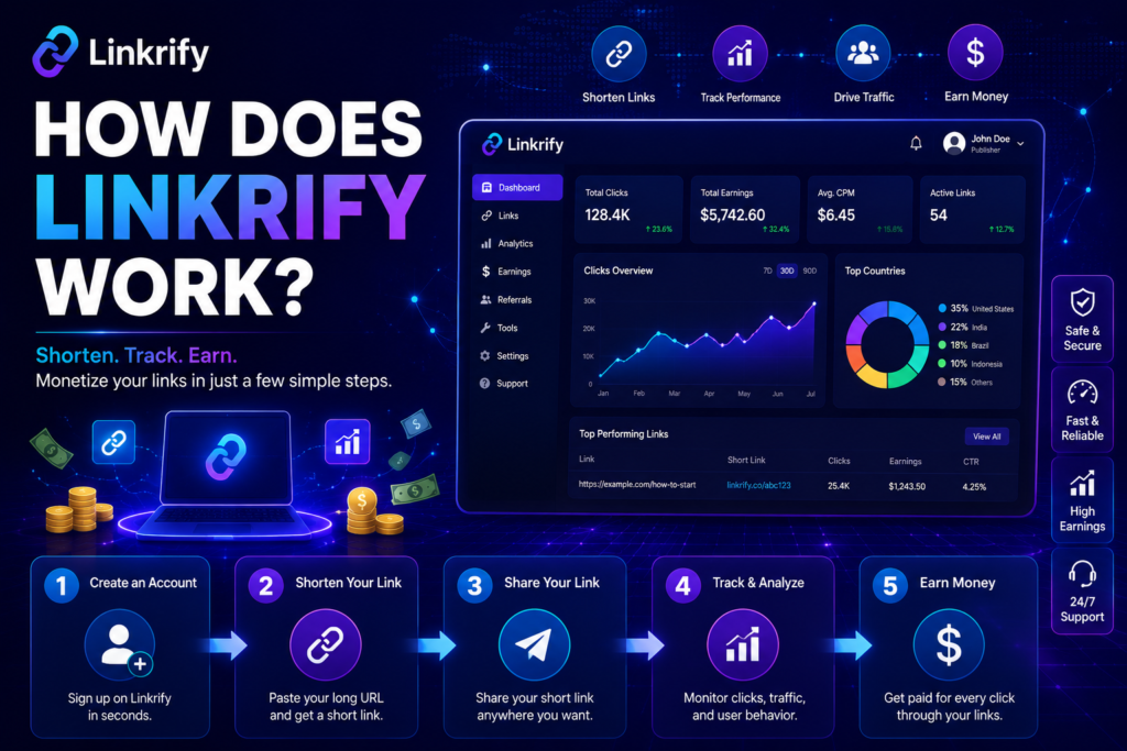 Linkrify Dashboard