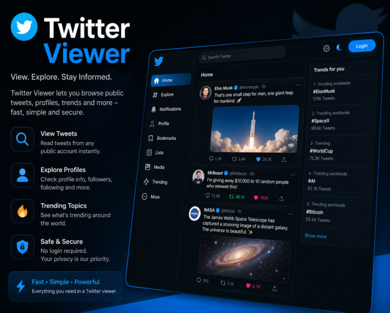 Twitter Viewer Tool Overview