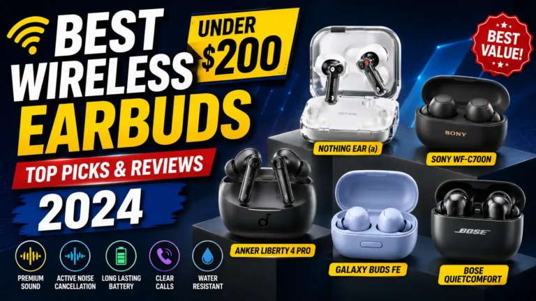 Best Wireless Earbuds Under 200 Dollars 2024