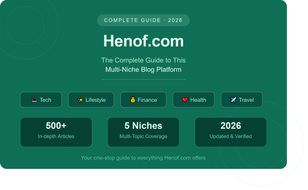 Henof.com multi-niche blog platform review