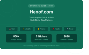 Henof.com multi-niche blog platform review