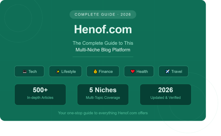 Henof.com multi-niche blog platform review