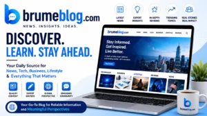BrumeBlog.com homepage showing lifestyle culture and creative content blogging platform