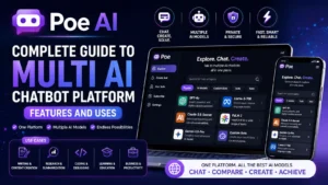 Poe AI multi chatbot platform interface showing multiple AI model options
